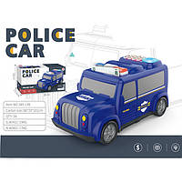 Сейф детский "Машина полиции" 589-13B | Электронная копилка сейф Полицейская машина