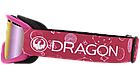 Дитяча гірськолижна маска Dragon Alliance Lild Venus лінза Lumalens Pink Ionized, фото 2