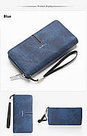 Клатч чоловічий гаманець портмоне Baellerry S1511 синій