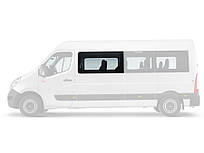 Бокове скло Renault Master III (10) Переднє салонне Ліве на Середню і Довгу базу