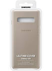 Оригінальний шкіряний чохол Samsung Leather Back Cover Gray для Samsung Galaxy S10 SM-G973, фото 2