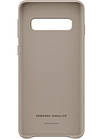 Оригінальний шкіряний чохол Samsung Leather Back Cover Gray для Samsung Galaxy S10 SM-G973, фото 4