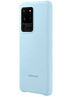 Оригінальний чохол Samsung Silicone Cover Sky Blue для Galaxy S20 Ultra 5G SM-G988, фото 3
