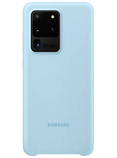 Оригінальний чохол Samsung Silicone Cover Sky Blue для Galaxy S20 Ultra 5G SM-G988