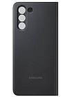 Оригінальний чохол Samsung Clear View Cover Black для Galaxy S21 SM-G991, фото 5