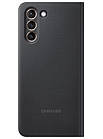 Оригінальний чохол Samsung Clear View Cover Black для Galaxy S21 SM-G991, фото 2