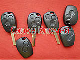 Ключ Renault корпус 3 кнопки лезо NE72 Китай, фото 4