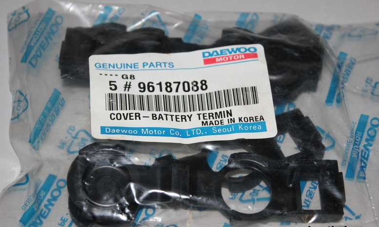 Кришка клеми акумулятора мінус Ланос, Нубіра, Ліганза (1 шт.) GM 96187088