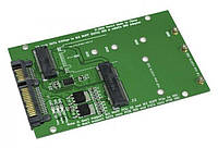 Універсальний адаптер NGFF M.2 / mSATA SSD to 2.5" SATA 3 (NFHK)
