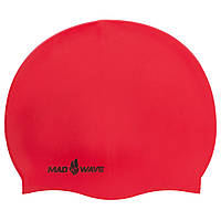 Шапочка для плавання MadWave 053501 Intensiv силікон Червоний