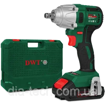 Акумуляторний ударний гайковерт DWT ABW-20 D-2 BMC, фото 1