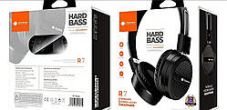 Бездротові Bluetooth навушники Deepbass R7 Black (Чорний)