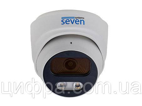 IP-відеокамера 5 Мп Full Color вулична/внутрішня SEVEN IP-7215PA-FC PRO (2,8мм)