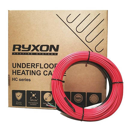Двожильний нагрівальний кабель Ryxon HC20, 20 W/m (ø 3.5 мм), фото 3