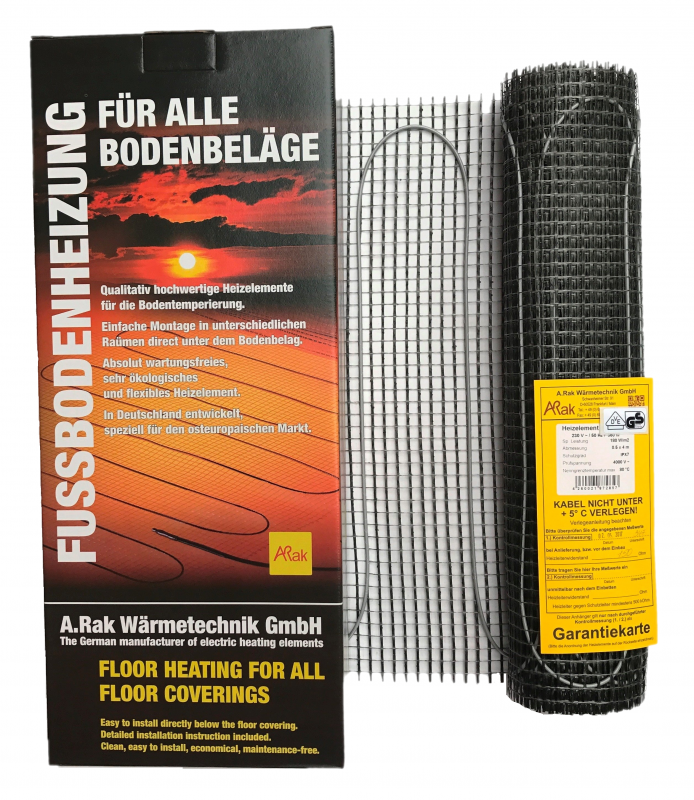 Мат нагрівальний Arnold Rak Standart FH-EC, 180 W/m2 (ø 3 мм)