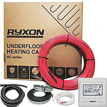 Комплект нагрівальний кабель Ryxon HC20, 20 W/m (ø 3.5 мм) + програмований терморегулятор EcoReg M6.716, фото 3