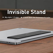 Ультратонка портативна підставка для ноутбука Baseus Ultra Thin Laptop Stand (темно-сіра), фото 7