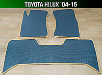 ЕВА коврики на Toyota Hilux '04-15. EVA ковры Тойота Хайлюкс