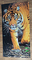 Рушник махровий 100% Cotton "Уссурійський тигр" Beach towel "Ussuriysky tiger"