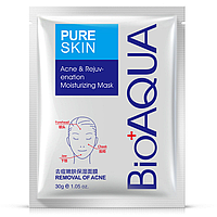Тканевая маска для лица BIOAQUA Pure Skin Mask против воспалений и акне 30 г