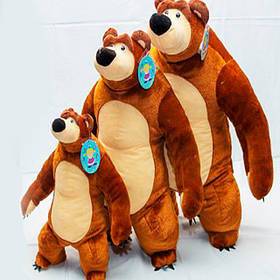 М'яка іграшка ведмедик коричневий Мім Милий плюшевий ведмідь Гіпоалергенні м'які іграшки 75