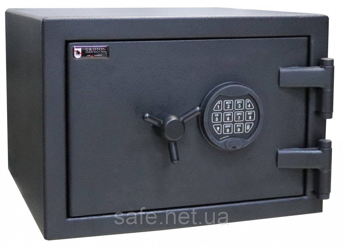 Сейф вогнезламостійкий Griffon F.30CLI.30.E Black SL (ВxШxГ:315x440x440) 1 клас + LFS 30P