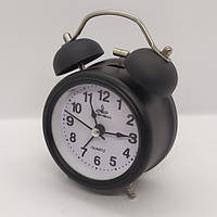 Залізний Будильник чорний 12 см.