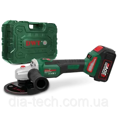 Акумуляторна болгарка DWT AWS20-125 D-2H BMC (2акумулятора)