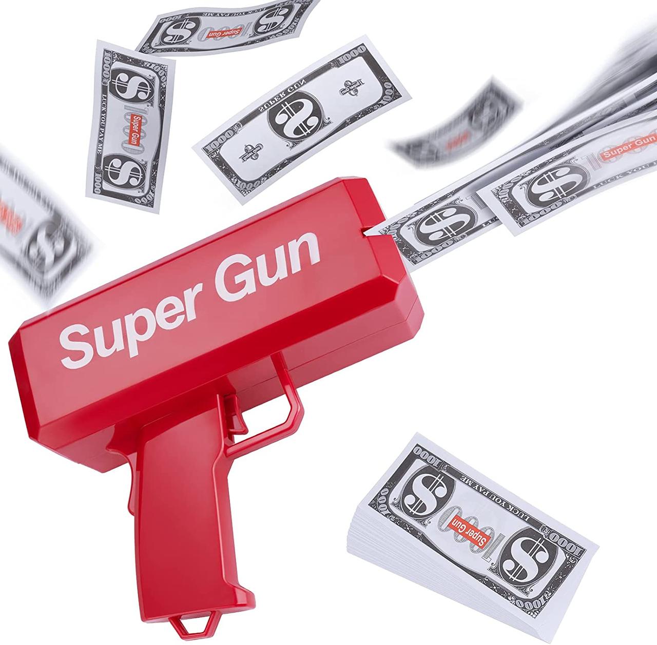 Пістолет, який стріляє грошима Money Gun