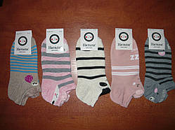 Жіночі шкарпетки "Наталі". Укорочені з вушками. р. 37-41. Асорті
