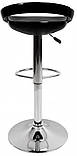 Барний Стілець візажиста зі спинкою високий стілець майстра B-085 Хокер стілець з регулюванням висоти високий стілець, фото 9