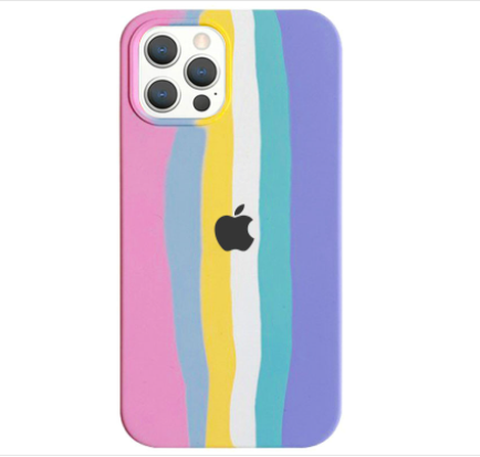 Apple iPhone 11 Pro Max Чохол-накладка Silicone Case Full Silicone Case Rainbow 4