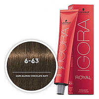 Фарба для волосся Schwarzkopf Igora Royal Chocolates 6-63 темно-русявий шоколадний матовий