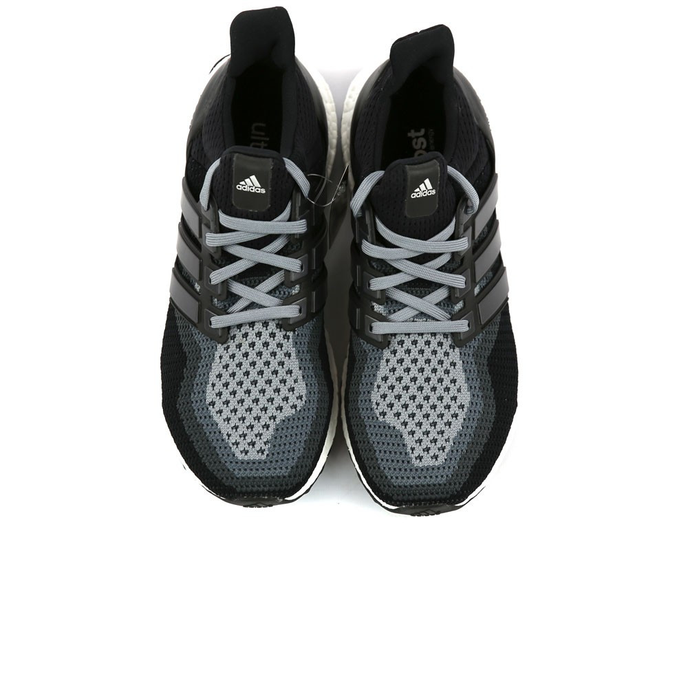 Мужские кроссовки Adidas Ultra Boost Black/Grey - фото 2 - id-p242683161