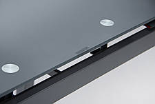 Стіл обідній зі скляною стільницею і металевими ніжками Венді XS-1025, Мікс меблі, колір сірий, фото 4