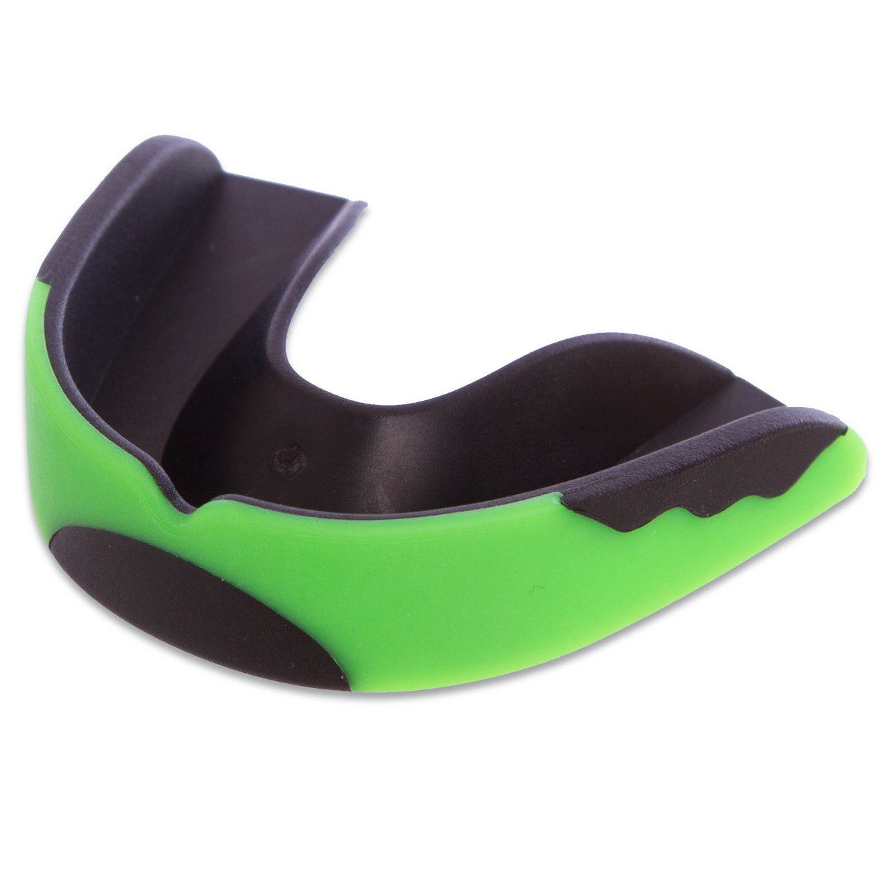 Капа боксерська одночелюстная у футлярі Zelart BO-4509 чорний-зелений