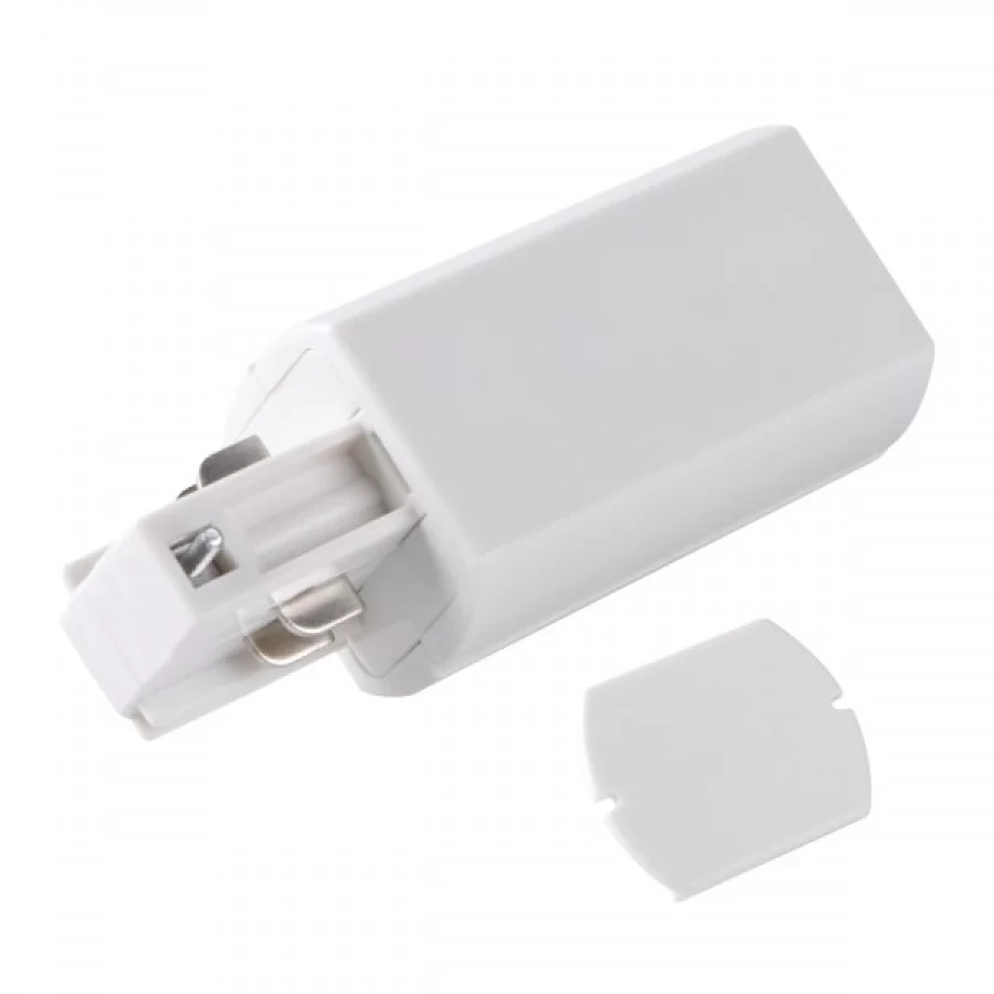 Введення живлення білий (чорний) для овального шинопровода (треку)