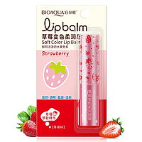 Бальзам для губ BIOAQUA Lip Balm Strawberry с экстрактом клубники 2.7 г