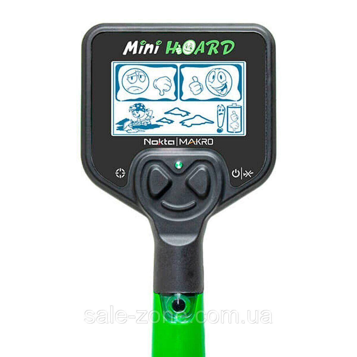 Металлоискатель детский Nokta Mini Hoard Cool Kids водонепроницаемый (Зеленый) - фото 5 - id-p1538642127