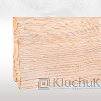 Шпонированный плинтус "Kluchuk", коллекция Neo Plinth, Дуб Выбеленный, арт. KLN100-06