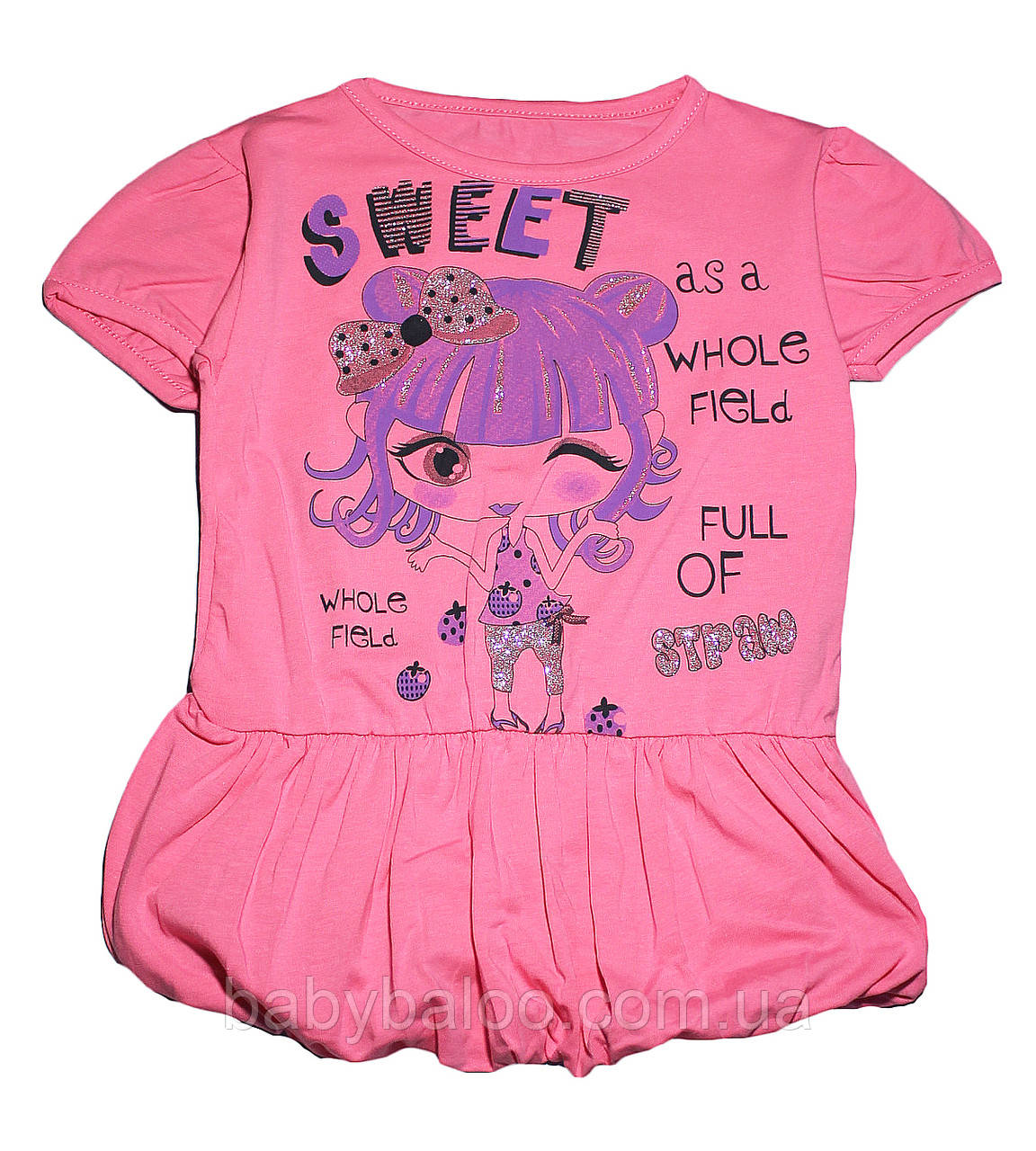 Качественная туника для девочки "Sweet"(от 1 до 4 лет) арт.511858651 - фото 1 - id-p511858651
