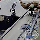 Тримач з поворотно-похилим механізмом та фіксатором FASTen Borika Lh130 для ліхтарика d до 30 мм на човен, фото 5