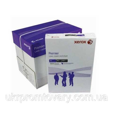 Папір офісний Xerox Premier A4 80 г/м2 клас А біла 500 аркушів, фото 1