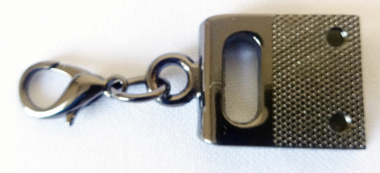 Металафурнітура декоративна з карабіном чорнинна, фото 1