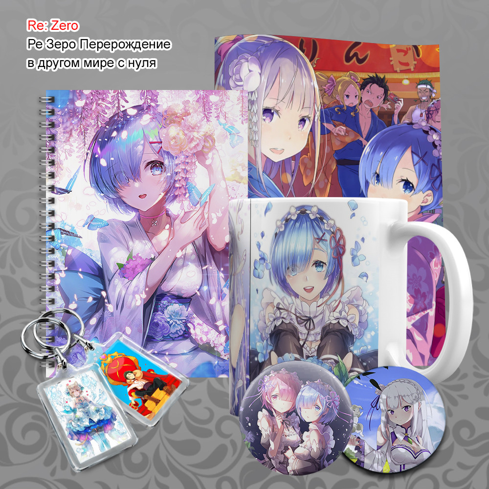 Подарунковий бокс Аніме Re:Zero 10 предметів