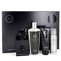 Набор Armaf Club De Nuit Intense для мужчин  - set (edt 105 ml+deospray50ml+ sh/g100ml + sham 250)