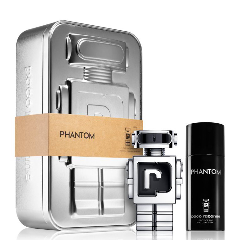 Набір Paco Rabanne Phantom для чоловіків - set (edt 100 ml + deo spray 150 ml), фото 1