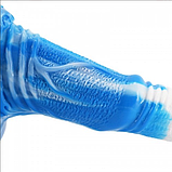 Оригінальний фалоїмітатор з мошоком на присоску 24 см, інтимні іграшки для жінок, фото 7