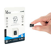 Карта памяти для фотоаппарата micro SD(HC) на 16gb "T&G" (UHS-3), tf карта памяти на телефон Class 10 (ТОП)