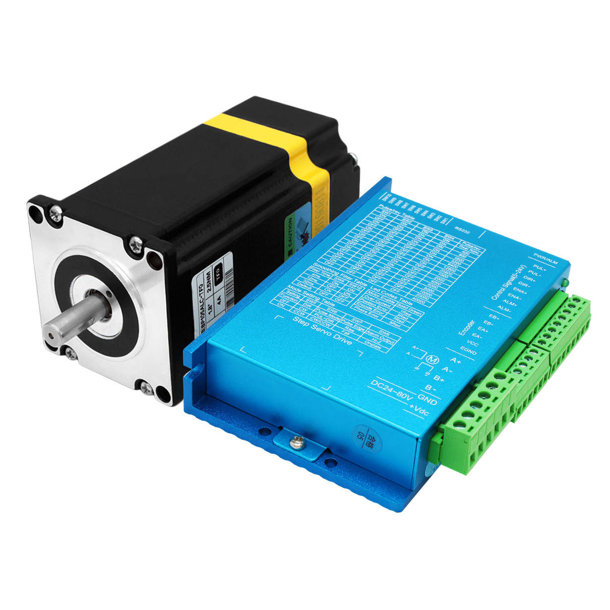 Кроковий сервопривід 2.5 Нм 57EBP105ALC-TF0 + SL2-57D, кроковий двигун з енкодером і кроковий серводрайвер